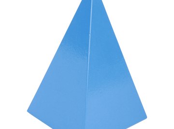 A pentagonal pyramid has a pentagon as its base.