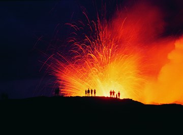 A blocked volcano vent can lead to massive eruptions.