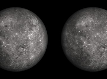 Temperature variations of about 611 degrees Celsius (1,100 degrees Fahrenheit) exist on Mercury.