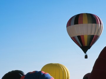 Kinetic theory can explain the behavior of gas in a hot air balloon.