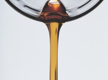 a liquid with high viscosity