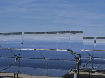 Solar power generators use the sun's energy to create electricity.