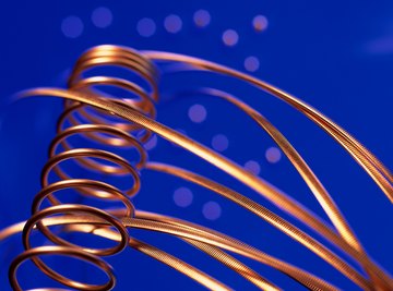 Copper wire typically uses newly mined ore.