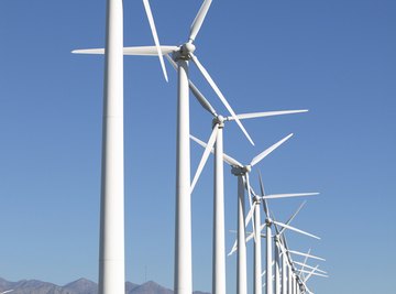 Wind turbines appear on the countryside in ever-increasing numbers.
