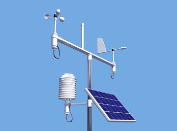 Data from a local weather station can be used to create a climatogram.