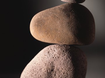 Choose rocks in pleasing shapes and sizes.