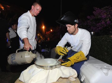 Handled properly, liquid nitrogen makes for exciting scientific experiments.