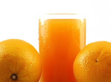 Orange juice is an acidic liquid.