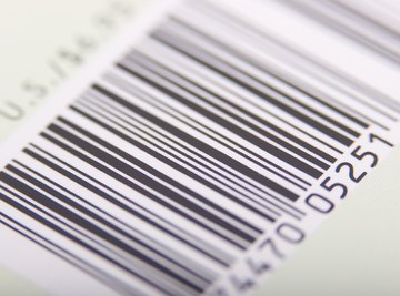 Close-up of a barcode