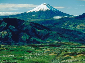 Snow melt after a volcanic eruption cause landslides and erosion.