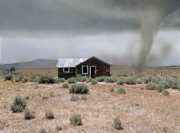 Tornadoes pose a significant threat to populated areas and farmland.