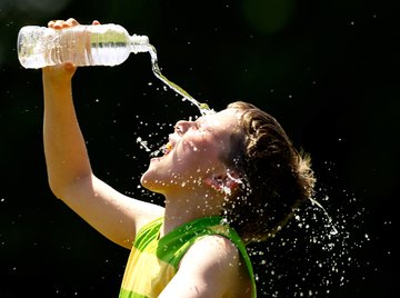 Drink up: Whether you're active or not, you lose several pounds of water a day through ordinary metabolism.