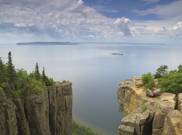 Lake Superior, shaped by glacial forces, holds 10 percent of the world's fresh surface water.