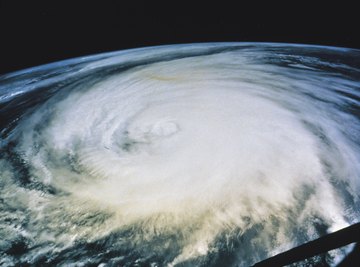 The rainbands extend hundreds of miles from a hurricane's eye.