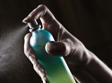 Volatile ingredients in perfume cause the fragrant mist to evaporate quickly.