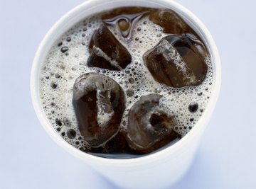 Carbonated beverages fizz with gaseous carbon dioxide.