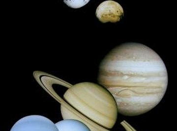 Create a model of the solar system that shows the differences between planets.
