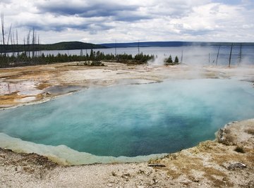 Hot springs are often anaerobic.