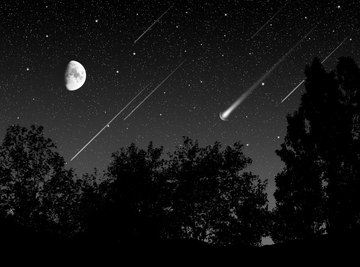 Shooting stars are a spectacular sight.