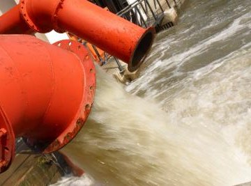 Industrial waste water is recycled to prevent environmental pollution.