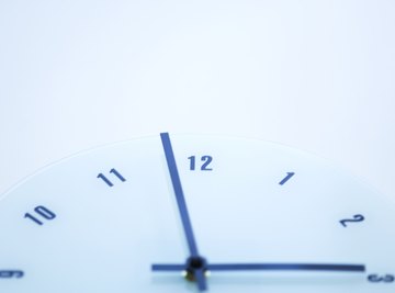 Rounding is used in reading a clock when the time is almost on the hour.