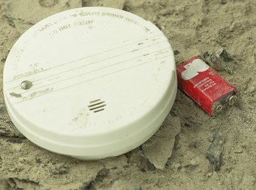 9-volt batteries are often used in smoke detectors.