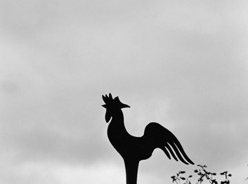The classic rooster-shaped wind vane still adorns many churches and farmhouses.