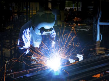 Welding is a technique that fuses two pieces of metal together.
