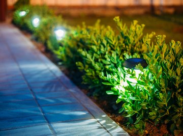 Outdoor garden deals electric lights