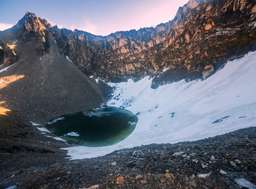 When skeleton lake melts, it reveals human remains.