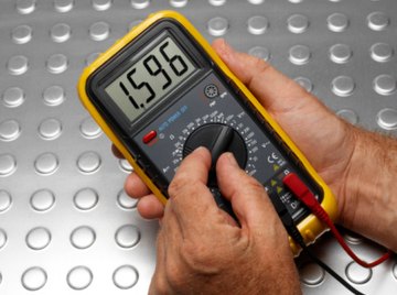 Digital multimeters are ideal for measuring  current.