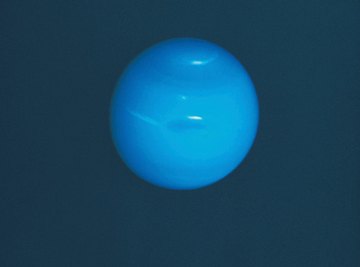 Neptune, the eighth and farthest planet from the sun, is rich in water.