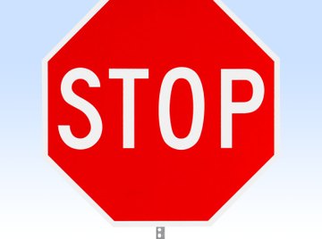 A stop sign is an octagon.