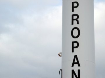 Propane is a gas but it is usually sold in a compressed form.