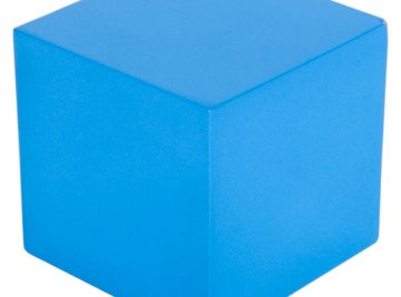 A cube is a 3-dimensional shape.