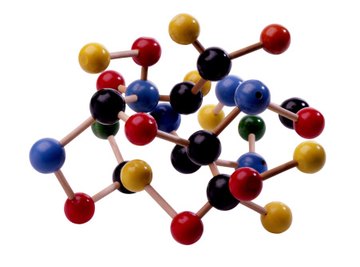 The molecules in a compound can be simple or complex.