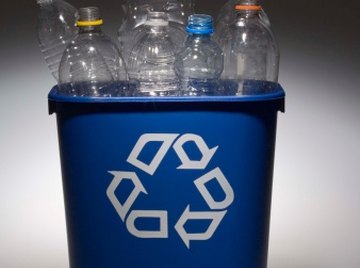Plastic bottles are widely recyclable.