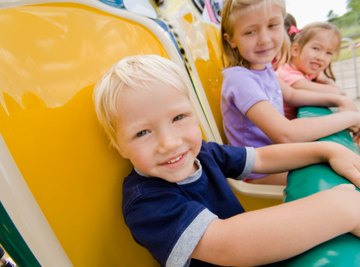 Amusement parks use physics to thrill riders.