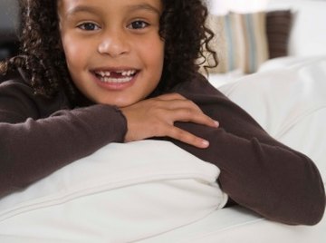 Children begin losing teeth around the age of six.