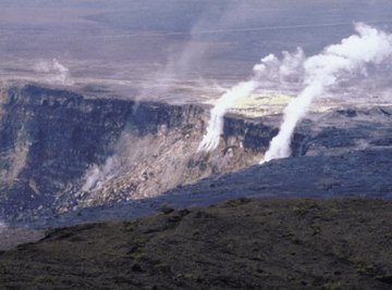 Volcanoes are a commonly associated with tectonic plate boundaries.