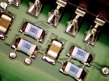 A typical PCB contains a large number of electronic components.
