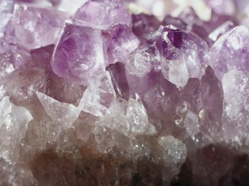Amethyst crystal in its natural form.