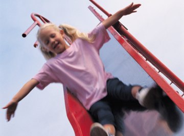 Playground slides are governed by the laws of physics.