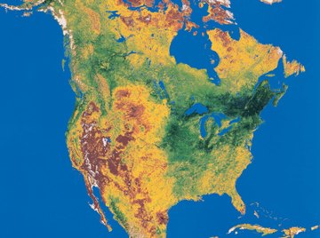 Topography maps reveal the contour of the earth's surface.