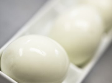 Hard boiled eggs are a flexible object.