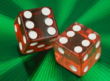 A pair of dice are all you need for a quick subtraction game.
