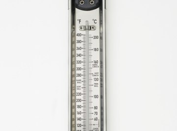 Thermometers are often used for problem solving with negative numbers.