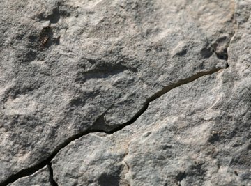 Cracks from physical weathering render rock vulnerable to further degradation.