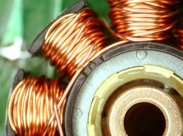 Copper wire conducts electricity.