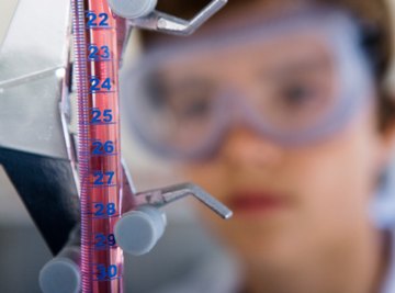 The easiest way to know when your titration is complete is by using an indicator.